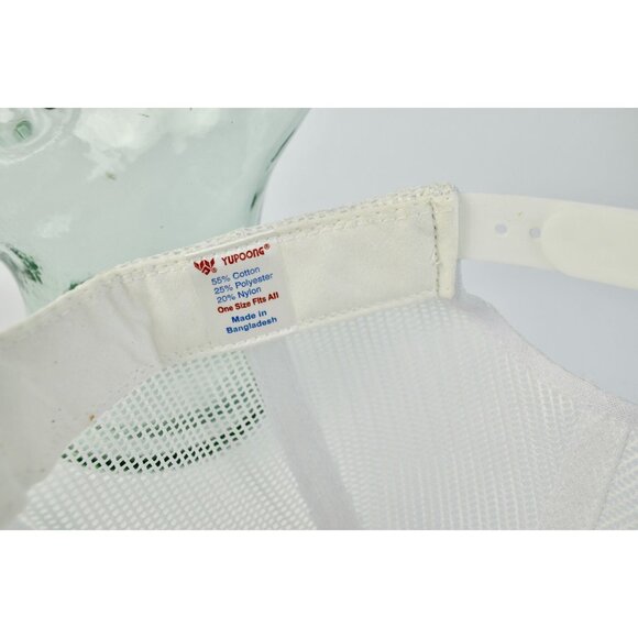 Vintage Rams White Green Barn Farming Hat Trucker Braided - Picture 6 of 7